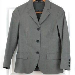 Theory Allya Moakler Gray Blazer Suit Jacket Sz 2